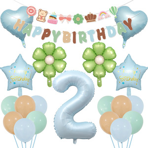 Set di palloncini di compleanno per Baby Shower retrò opaco <span class=keywords><strong>1</strong></span> ° decorazione per festa di <span class=keywords><strong>buon</strong></span> compleanno oggetti di scena per festa in Baby Shower per bambina - Product Image 5