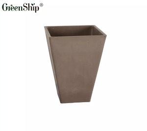 Jardinière de fleurs en plastique écologique, Pot décoratif de jardin - Product Image 2