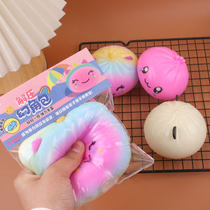 Juguete Antiestrés Realista de TPR, Peluche Suave de Panda al Vapor, Bola de Alta Calidad para Aliviar el Estrés, Juguete Sensorial de Panda de Dibujos Animados - Product Image 3
