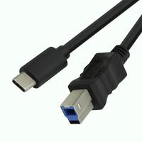 Kabel Printer USB-C ke USB-A/USB 3.0 dengan Konduktor Tembaga 1 Meter