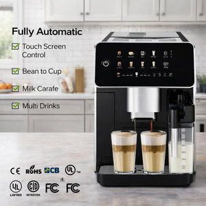 CE CB High End Commercial Configuration Fully <b>Automatic</b> Touch Screen Stainless Steel Cafetera Espresso <b>Coffee</b> <b>Machine</b> - Product Image 5