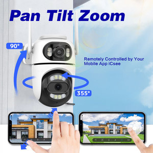 ICSEE Dual Lens WiFi PTZ <b>Camera</b> HD 10M <b>Night</b> Vision Cloud Storage Voice Intercom Home Security Monitor - Product Image 3