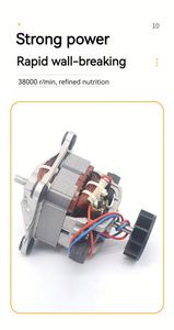 Appareils de cuisine Silver Crest Blender Mixeur 2 en 1 9525 Moteur en cuivre 4500W Robot culinaire commercial Mixeur à smoothies - Product Image 5
