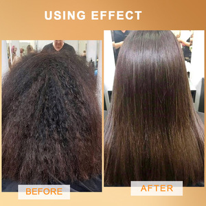 Crème de recollage de cheveux à la kératine professionnelle de haute qualité crème de lissage des cheveux acide à utiliser en salon permanente - Product Image 4