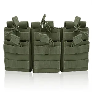 Tactical Molle 6 Magazine Slots Magazine Pouch 2-Layer Holder Belt Fast Attach Carrier Mag Pouch