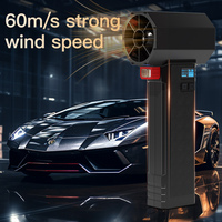 Souffleur d'air turbo électrique puissant 4000 mAh pour voiture, sécheur de neige 64 mm, vitesse du vent 60 m/s, écologique, certifié CE