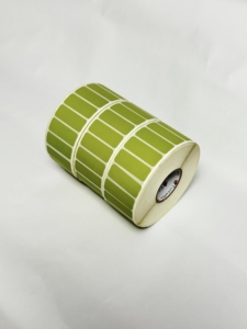 Opaque màu xanh lá cây trực tiếp nhiệt cuộn nhãn tùy chỉnh kích thước tự dính bóng kết thúc bền bao bì vận chuyển Sticker - Product Image 4