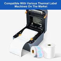 Fabricant OEM en Chine, imprimante d'étiquettes d'expédition autocollantes en rouleau, papier thermique direct 4x6 pour supermarché, livraison express