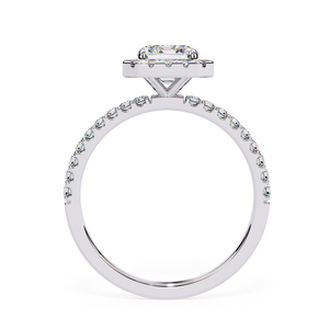 Elegant Silver <b>Diamond</b> <b>Ring</b> for Women Luxury Style Simple Design Fashion Jewelry Daily Use - Product Image 1