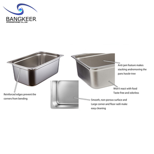 Vassoio <span class=keywords><strong>Gastronorm</strong></span> del contenitore del Buffet di approvvigionamento della pentola dell'alimento della tavola del vapore dell'acciaio inossidabile per il ristorante - Product Image 3