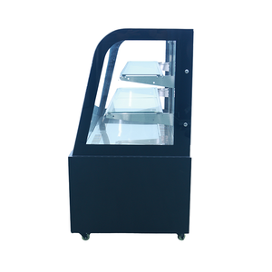 Vitrina Refrigerada Comercial <span class=keywords><strong>para</strong></span> Pasteles y Repostería, Refrigerador con Ventilación Forzada, Pantalla LED y Cristal Curvo <span class=keywords><strong>para</strong></span> Panadería - Product Image 2