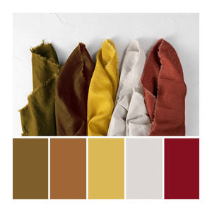 Vải lanh hữu cơ 100% nguyên chất để may áo sơ mi, đầm, áo thun, đồ mặc nhà, đồ ngủ - họa tiết nhuộm sợi - dành cho bé trai và bé gái - Product Image 1