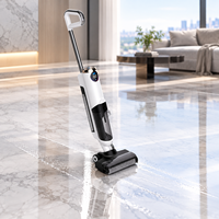 Aspirateur électrique autonettoyant HEPA, aspirateur eau et poussière, autopropulsé, batterie au lithium, nettoyage bord à bord, laveur de sols, écran LED