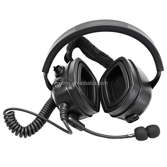 PMLN6854A R2 Security Headset 2 Way Radio Noise-canceling Radio Headphone for Motorola CP100d CP200D DP1400 DEP450