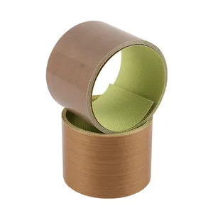 Ruban adhésif en fibre de verre enduit de PTFE jaune de 0,13 mm, 0,18 mm, 1 pouce, antiadhésif, pour gaz, avec papier de protection - Product Image 5