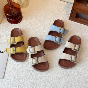 신상 디자이너 십대 소녀 신발 패션 소년 여름 샌들 아동 신발 도매 야외 해변 키즈 슬리퍼 - Product Image 2