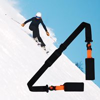 Sangle de transport de ski réglable en mousse EVA, double face, pour équipement de ski