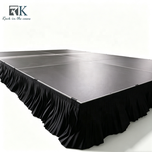 ชุดเวทีแบบพกพา ทนทาน ติดตั้งง่าย พร้อมผ้าคลุมเวที - Product Image 1