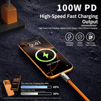 Kabel Data Pengisian Cepat 240W PD Tipe C ke Tipe C, Kabel USB C Berlapis Seng dengan Jalinan Kawat untuk Ponsel, Laptop, Mobil
