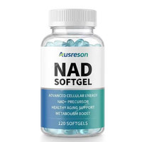OEM NAD Urolithin Coq10 Softgel Nicotinamide Riboside Resveratrol Nad Booster Compléments de soin de la peau Plus Capsules de NAD en gélules