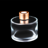 Bouteille vide en verre pour diffuseur de parfum de voiture avec clip de ventilation et bâtonnets