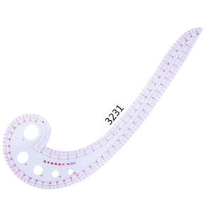 Juego de reglas de <span class=keywords><strong>costura</strong></span> profesional <span class=keywords><strong>multifuncional</strong></span> <span class=keywords><strong>regla</strong></span> de curva francesa <span class=keywords><strong>regla</strong></span> de curva de vestido de plástico - Product Image 2