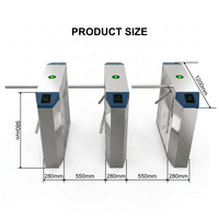 Tourniquet semi-automatique extérieur/intérieur de nouvelle conception, haute qualité, avec lecteur RFID et code QR, système de contrôle d'accès