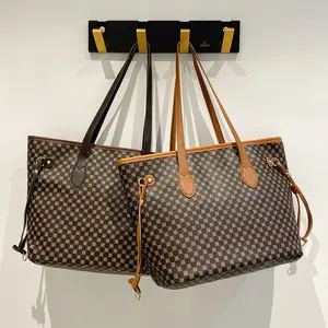 2024 Trendy PU Leather Tote Bags Women Handbags Large Capacity Printed Ladies Shoulder Bag with Custom LOGO