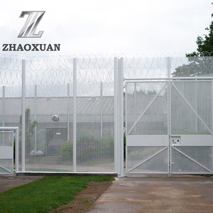 358 Rasoir Grillage Clôture Boundary Wall Grill Design Zaun Clôture Ensembles Galvanisé Sécurité Panneaux Métalliques Clôture Treillis & Gates - Product Image 2