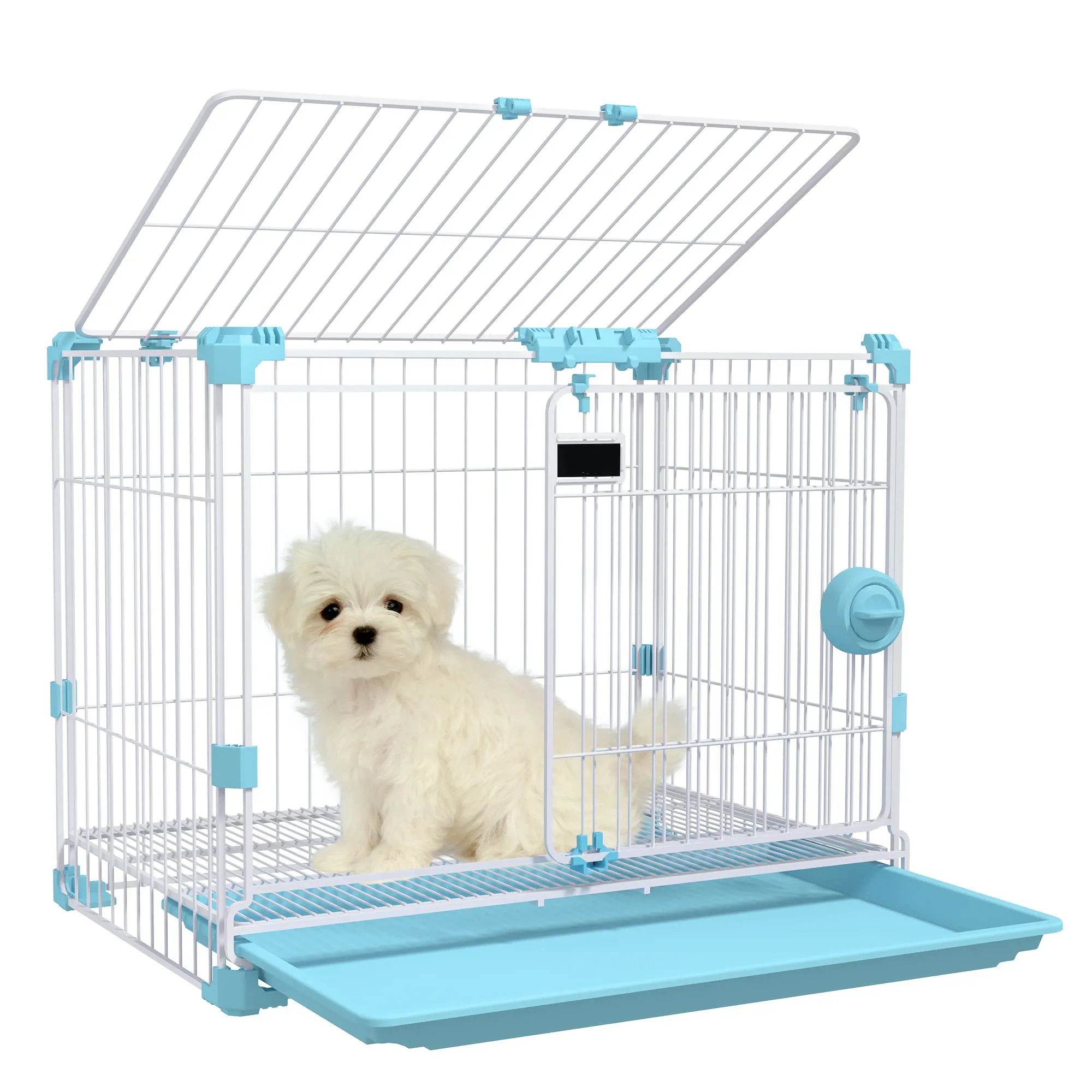 Produttore gabbia per casse per cani in metallo gabbia per cani in metallo cassa per cuccia per cani a impatto nero