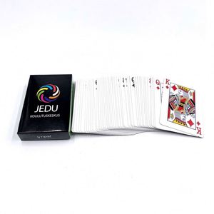 Tarjetas de Juego con Logotipo Personalizado OEM, Precio Económico, Tarjetas de Póker de Plástico para Publicidad, Tarjetas de Juego de Papel - Product Image 1