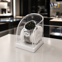 Support de Présentation Personnalisé en Acrylique Transparent pour Montres – Présentoir Multi-Montres Transparent pour Montres-bracelets – Vitrine de Comptoir pour Bijoux