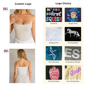 Top Corto <span class=keywords><strong>de</strong></span> Verano para <span class=keywords><strong>Mujer</strong></span>, Estilo Sexy Y2K, Informal, Espalda Descubierta, Cuello Cuadrado, Transpirable, <span class=keywords><strong>de</strong></span> Punto, Poliéster, Chaleco Deportivo para Yoga, Venta al por Mayor - Product Image 2