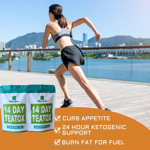 Thé Détoxifiant <span class=keywords><strong>Côlon</strong></span> Matin et Soir Marque Blanche Meilleur <span class=keywords><strong>Ventre</strong></span> <span class=keywords><strong>Plat</strong></span> Herbal Teatox Détox 14 Jours Minceur pour Perte de Poids - Product Image 2