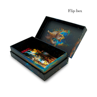 Cartes Oracle de Tarot personnalisées exquises Impression haute définition Matériau en papier de boîte à rabat élégant pour un usage familial