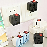 Adaptateur de prise universel pour les prises américaines, britanniques, australiennes, européennes, Schuko, convertisseur de prise mondiale AC250V 10A-16A avec interrupteur principal LED marche/arrêt Wonpro WSA