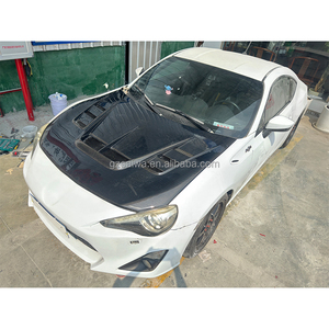 Voor Toyota 86 GT86 BRZ 2013-2022 SW3 Style Carbon Fiber voorbumper motorkap motorkap carrosseriekit auto-onderdelen accessoires - Product Image 6