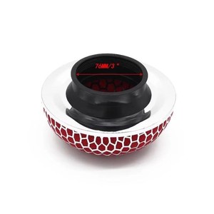 High Flow Mushroom Head Car Air Filter 63 76 89 100 Caliber For Retrofit Upgrade Red Green Yellow Black Iron <b>Material</b> - Product Image 3