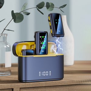 ไมโครโฟนไร้สายแบบหนีบปกเสื้อ Source Factory 2.4G น้ำหนักเบา เหมาะสำหรับการสัมภาษณ์วิดีโอสั้นๆ แบบถ่ายทอดสด - Product Image 6