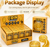 Boîte mystère individuelle de pièces de monnaie scintillantes souples – Ornement de bureau, cadeau surprise de collection pour fête d'anniversaire d'enfants