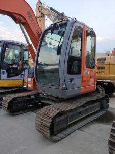 Excavadora hidráulica de orugas usada HITACHI ZX75 Zero Tail Swing Mini de 7.5 toneladas ZX Zaxis 75 US ZX75US 7.5T 7.5Ton para paisajismo - Product Image 5