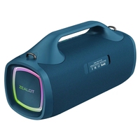 Zealot S79 Speaker nirkabel portabel, Speaker Bass berat tahan air 2023 W nirkabel keras ukuran besar dengan lampu, Subwoofer besar tahan lama 100