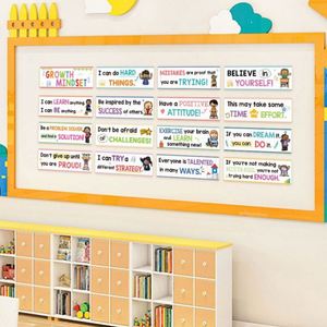 Affirmations quotidiennes inspirantes, motivation, encouragement à la pleine conscience, croissance, mentalité positive, cartes d'affirmations positives pour enfants - Product Image 4