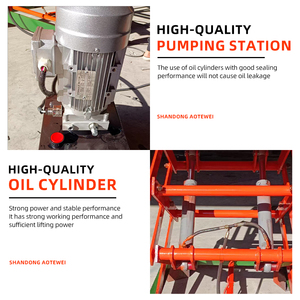 Nova Condição Hidráulica Ground Lift Scissor Car Elevator 500kg Load Capacity Pit Stacker Sistema de elevação do carro para Home Garagem Estacionamento - Product Image 3