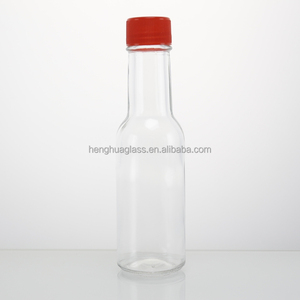 Tốt Nhất Bán Rỗng 90Ml <span class=keywords><strong>148Ml</strong></span> 250Ml Thủy Tinh Woozy Chai Bbq Chili Nước Sốt Cà Chua Hot Chai Nước Sốt Với Nhựa Nắp Vặn - Product Image 4