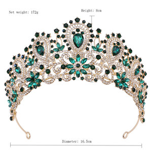 Nouvelle Couronne de Mariée QS 2025 de Haute Qualité, Accessoire Cheveux en Alliage avec Strass et Cristaux Roses, Diadèmes - Product Image 2