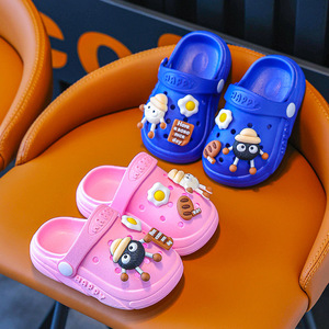 Zapatos <span class=keywords><strong>Crocs</strong></span> para <span class=keywords><strong>Niños</strong></span>, Verano, Interior, Antideslizantes, Transpirables, Suela Blanda, Zapatos con Orificios para Bebés, <span class=keywords><strong>Niños</strong></span> Pequeños, Niñas, Lindos - Product Image 4