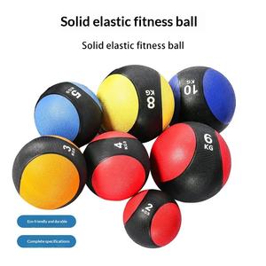 कारखाने प्रत्यक्ष बिक्री Pvc दवा बॉल और गुरुत्वाकर्षण बॉल ठोस रबर आर्म ताकत प्रशिक्षण व्यायाम फिटनेस खेल को आकार देने - Product Image 2