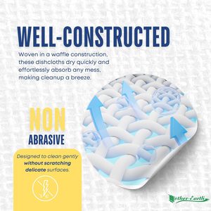 Nouvelles serviettes antibactériennes réutilisables en bambou naturel, écologiques, absorbantes, double couche, séchage rapide, chiffons de nettoyage pour la cuisine - Product Image 3