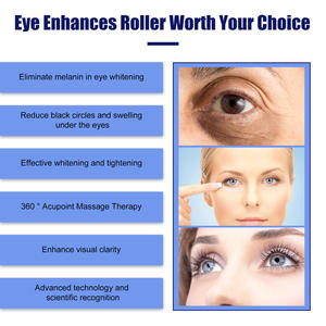 Gran oferta, reduce los círculos negros y la hinchazón debajo de los ojos, Mejora la firmeza de la piel, rodillo de masaje de ojos - Product Image 6